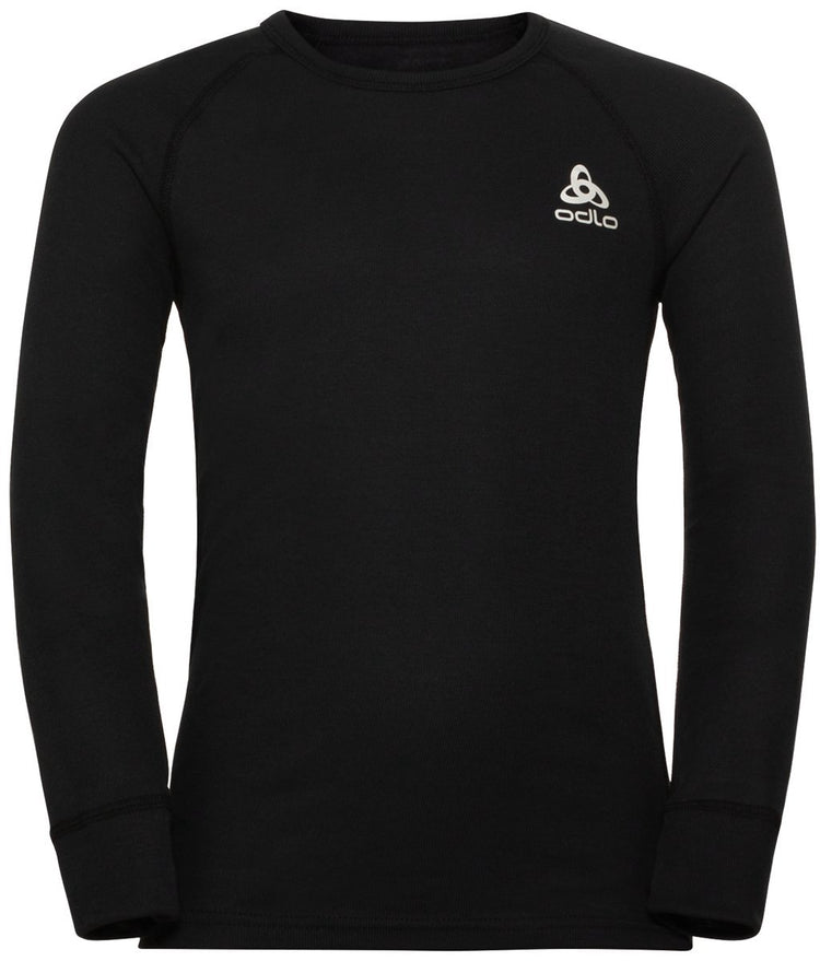 Odlo chemise thermique à manches longues active warm enfant - noir - taille 152