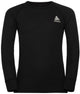 Odlo chemise thermique à manches longues active warm enfant - noir - taille 152