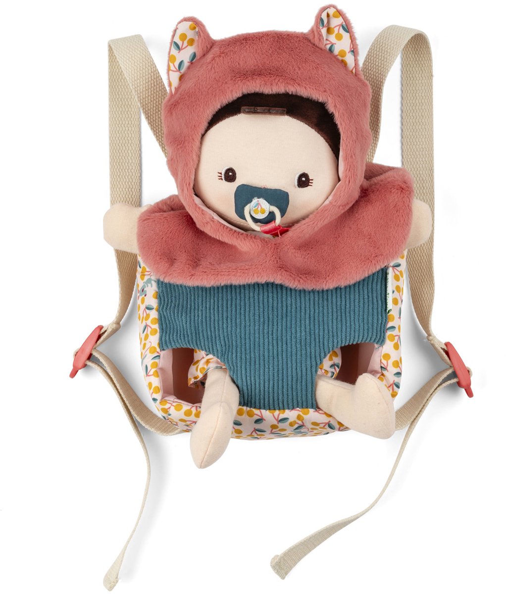 Lilliputiens - poupée en tissu avec sac de transport - jeanne