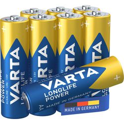 Batterie Varta Longlife Power AA 8 pièces