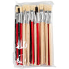 Creativ company jeu de pinceaux Yellowline, taille 4+8+10+12+3 4, 60 pièces 1 boîte