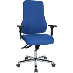 Chaise de bureau topstar sitness 55 mécanisme synchrone bleu