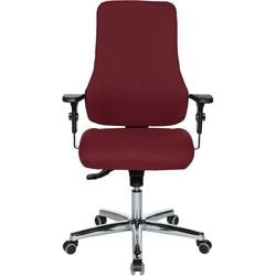 Chaise de bureau topstar sitness 55 mécanisme synchrone rouge