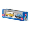 Camping-car Siku VW T1 avec remorque et coccinelle