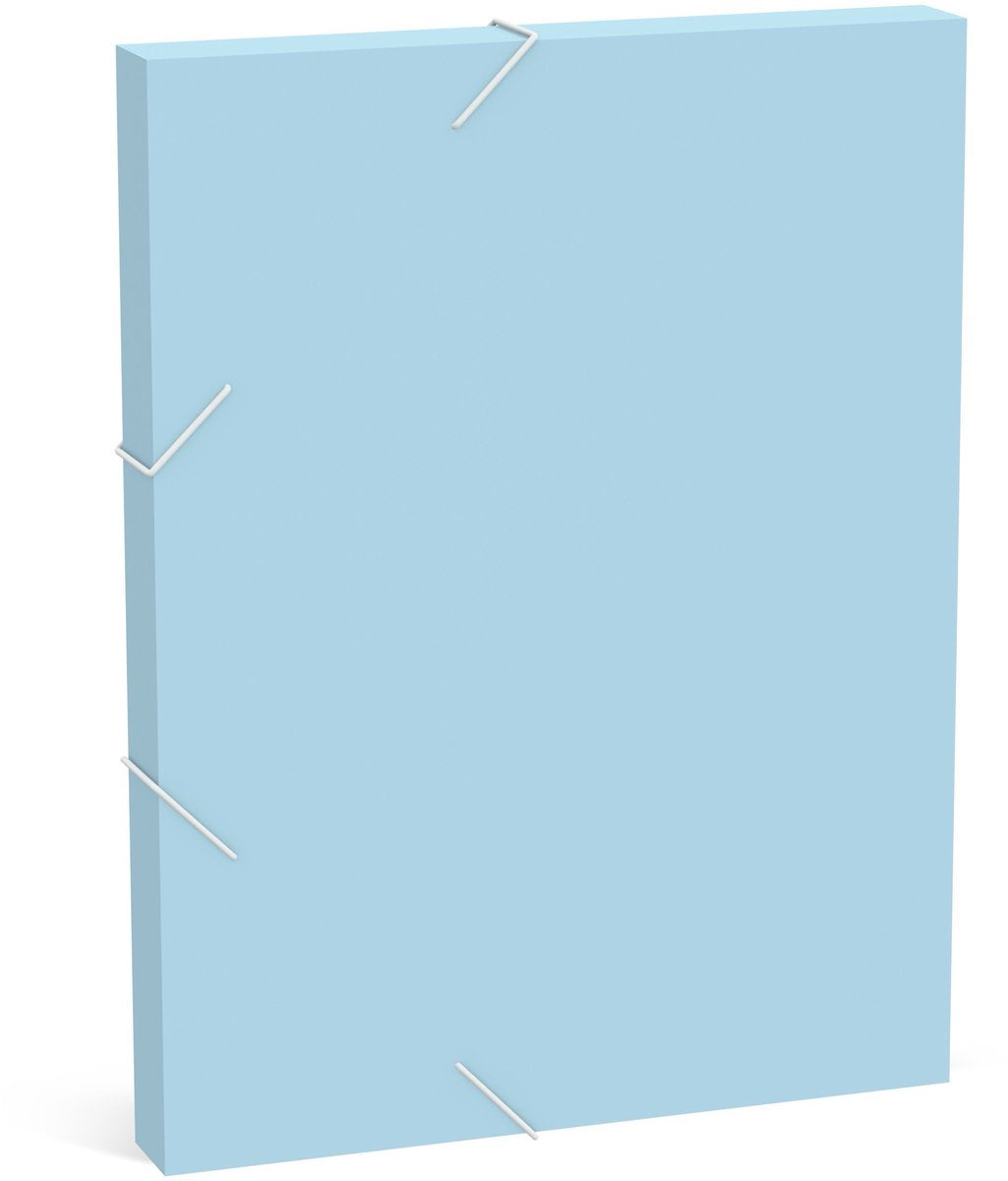 Boîte à documents couleur Qc - bleu arctique