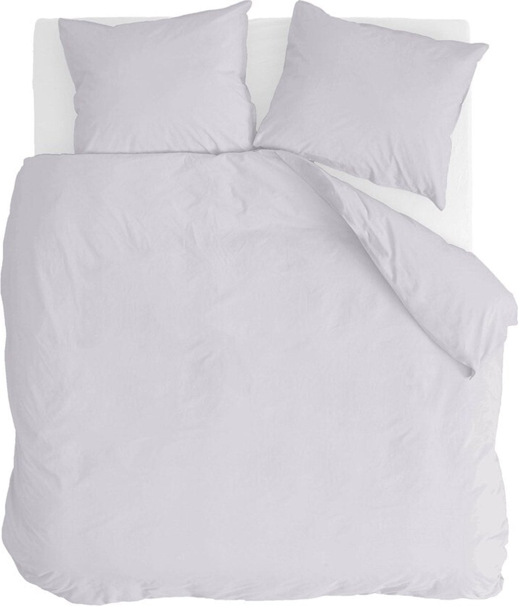 Housse de couette Walra coton vintage - 240x220 - 100% coton - lilas
