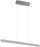 Trio helios - lampe suspendue - aluminium brossé - incl. 1x SMD 28w - interrupteur tactile 4 niveaux - couleur de lumière réglable
