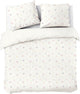 Dindi home housse de couette Forever Spring - 200x220 - 100% coton - blanc