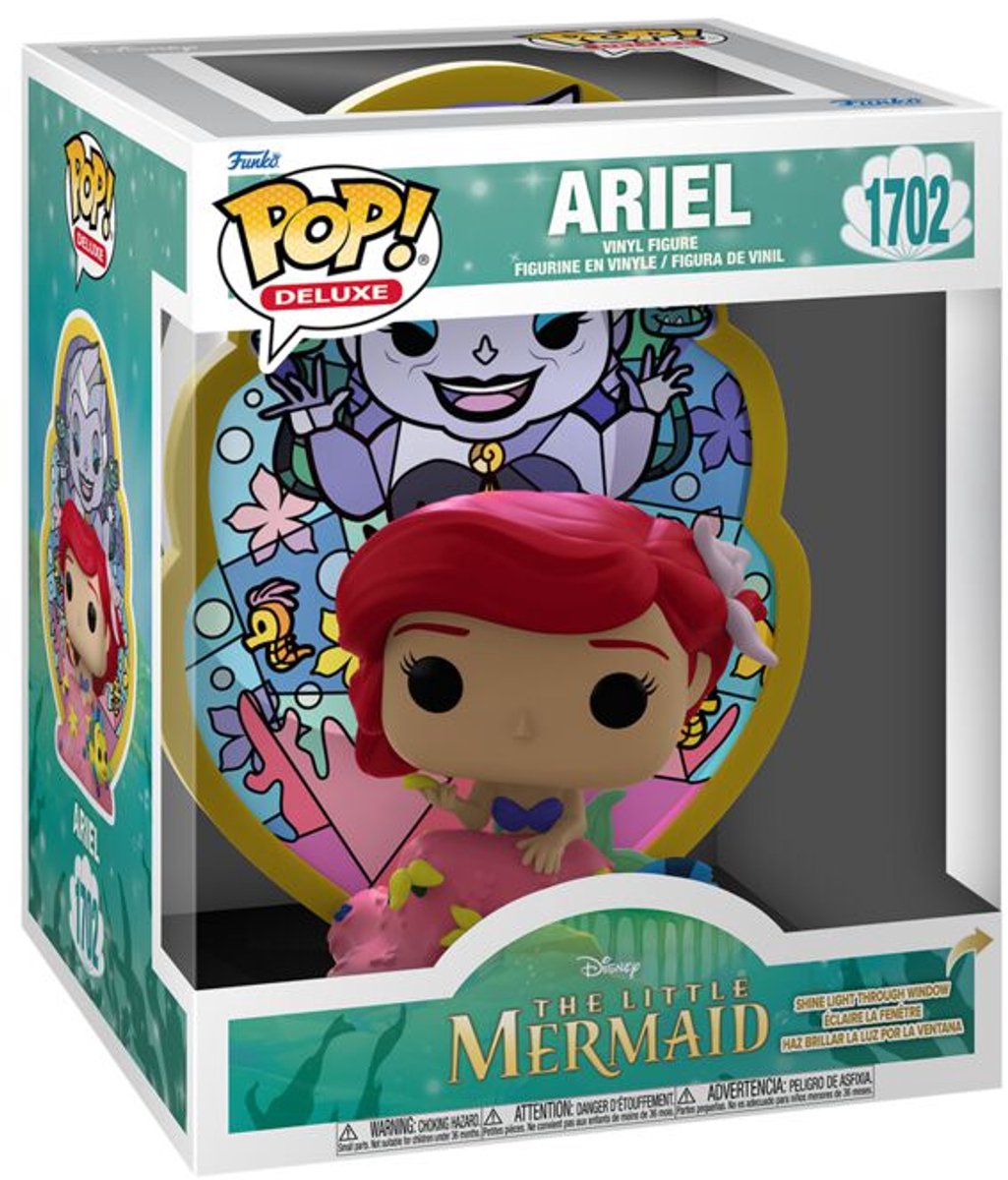 Figurine en vinyle Ariel (pop! deluxe) de la petite sirène blanche-neige 1702 unisexe funko pop! - multicolore - standard