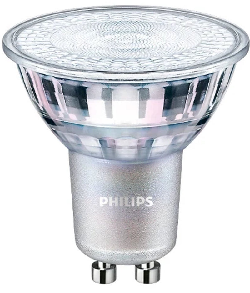 Philips led philips - master value led spot gu10 par16 3.7w 355lm 36d - 922-927 dim pour réchauffer | meilleur rendu des couleurs - dimmable - remplace 50w