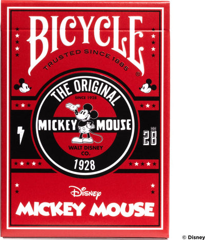 Bicycle Disney Classic Mickey - Cartes à jouer premium - Poker - Mickey Mouse - Créatifs - Objets de collection