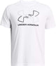 Under Armour UA GL Foundation Update SS-WHT chemise de sport homme - blanc - gris mod - noir