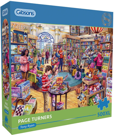 Gibsons - livres convaincants (tourneurs de pages) - tony ryan - 500xl pièces - 68×49cm - puzzle pour adultes