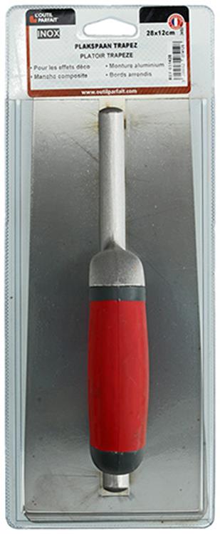 L'outil parfait 1011616 - truelle trapèze. poignée souple en acier inoxydable 28x12cm | 4 pièces