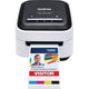 Imprimante d'étiquettes brother vc-500w noir, gris