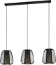 Lampe à suspension Eglo curasao - e27 - 99,5 cm - or noir