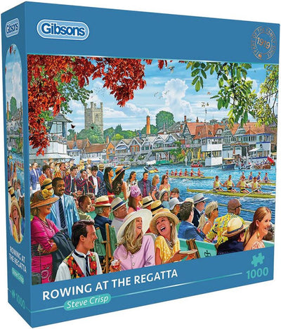 Gibsons - aviron à la régate (par Steve Crisp) - 1000 pièces 68×49cm (l×h) - puzzle pour adultes