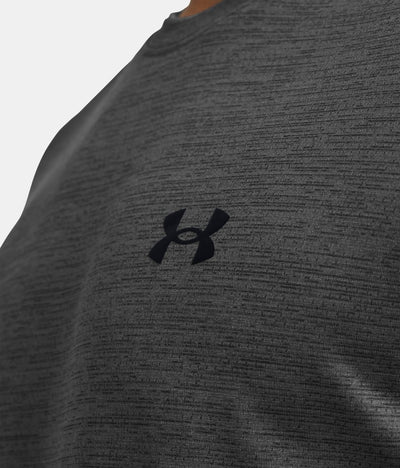 Chemise de sport Under Armour UA Tech Vent SS-Gry pour hommes - Castle Rock - Noir