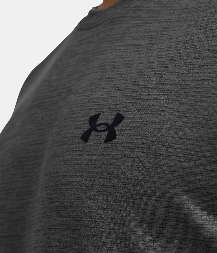 Chemise de sport Under Armour UA Tech Vent SS-Gry pour hommes - Castle Rock - Noir