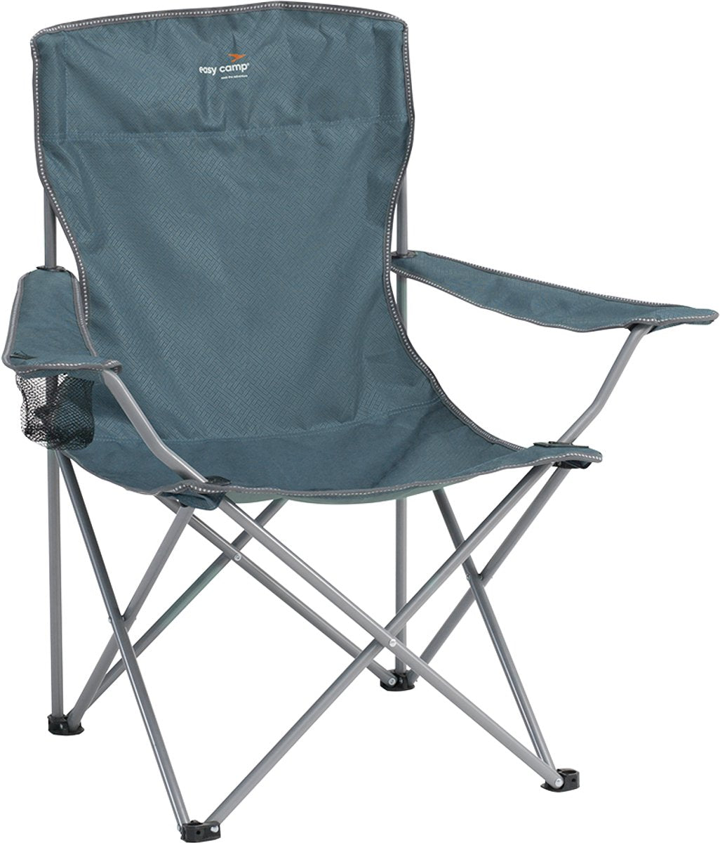 Chaise de camping pliable Easy Camp en épicéa, bleu fjord