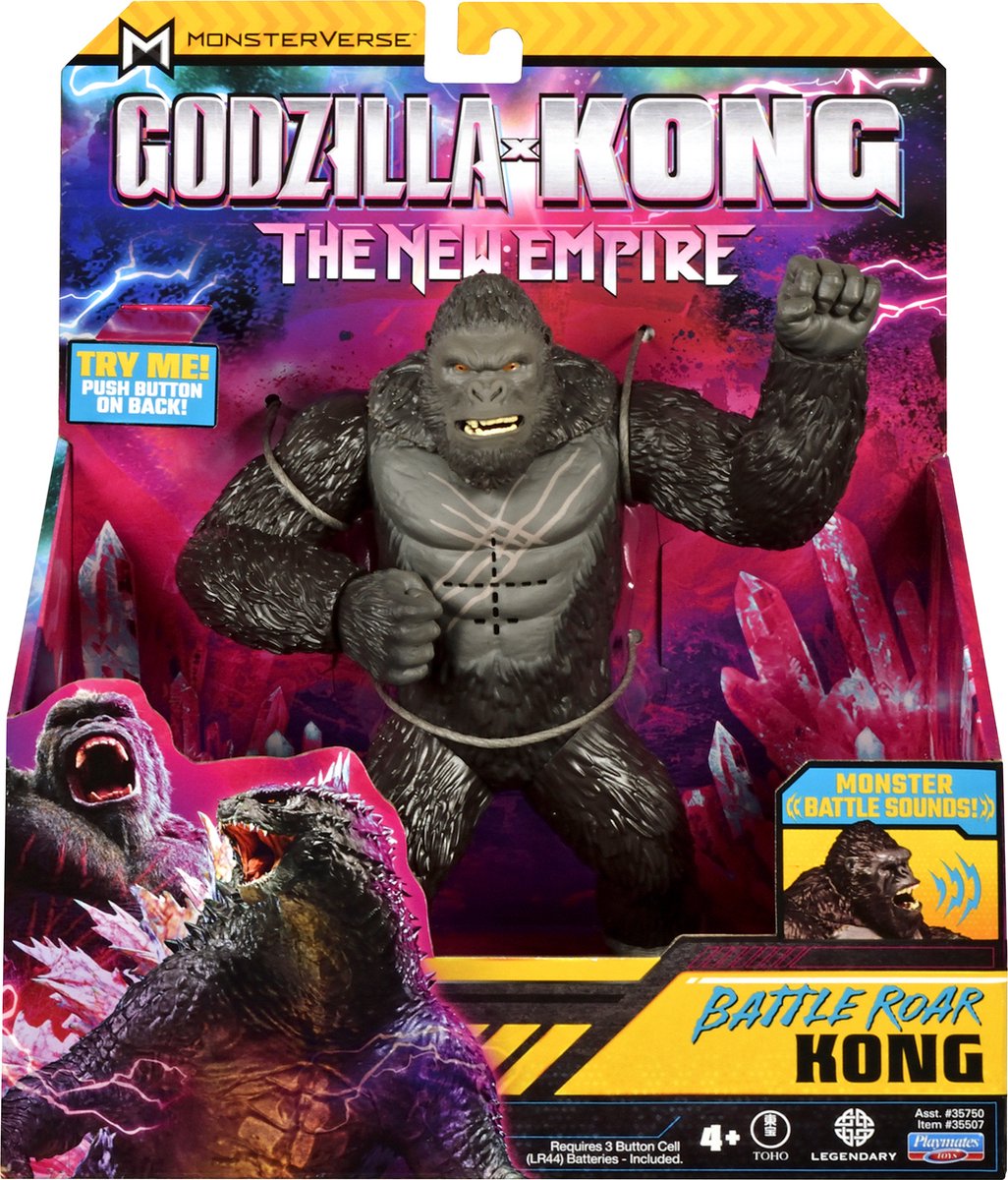 Le nouvel empire 17 cm Roar de bataille Kong avec des sons électriques