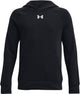 Under Armour UA Rival Fleece Hoodie-blk Maillot de sport pour garçons - noir - blanc