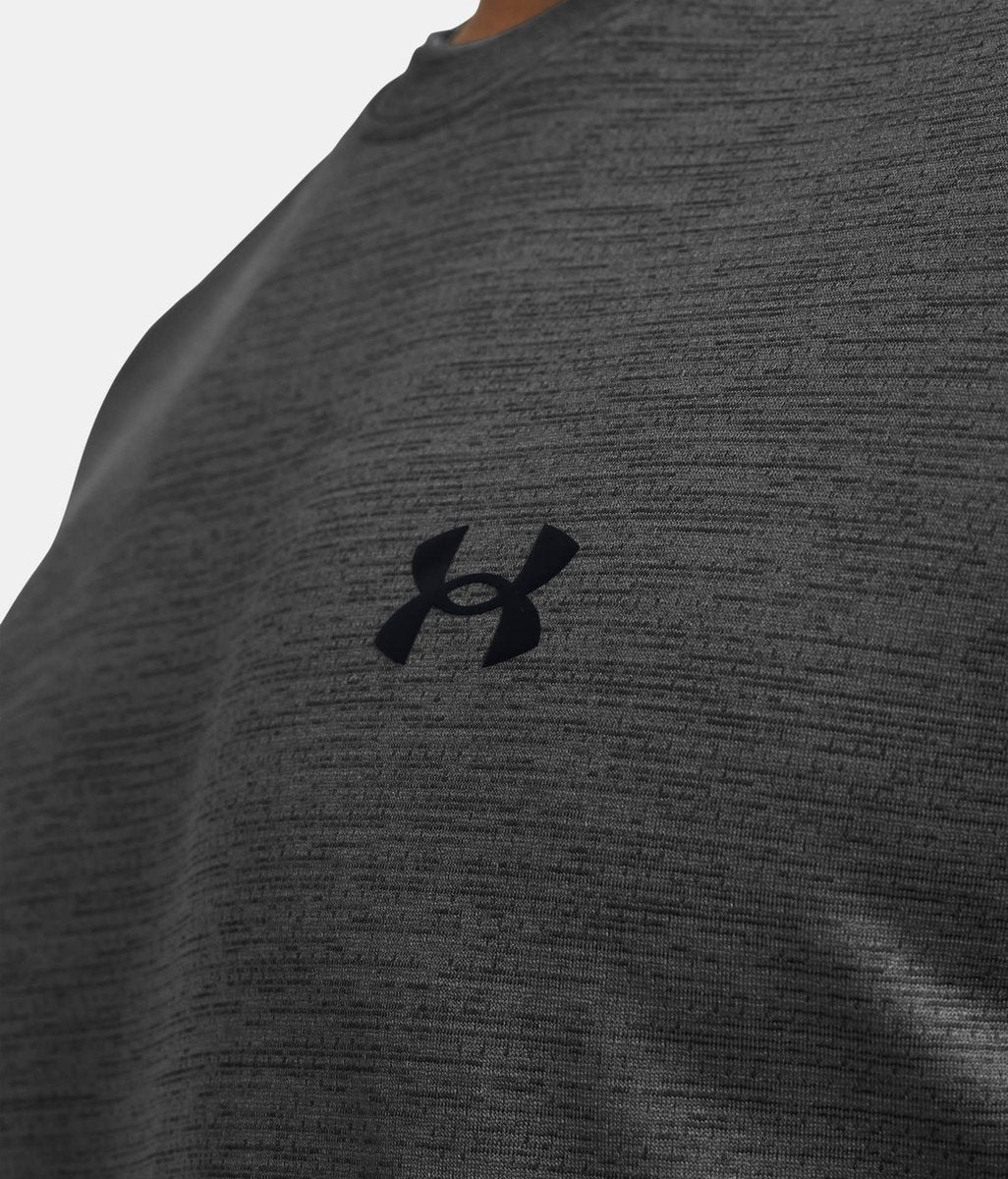 Chemise de sport Under Armour UA Tech Vent SS-Gry pour hommes - Castle Rock - Noir