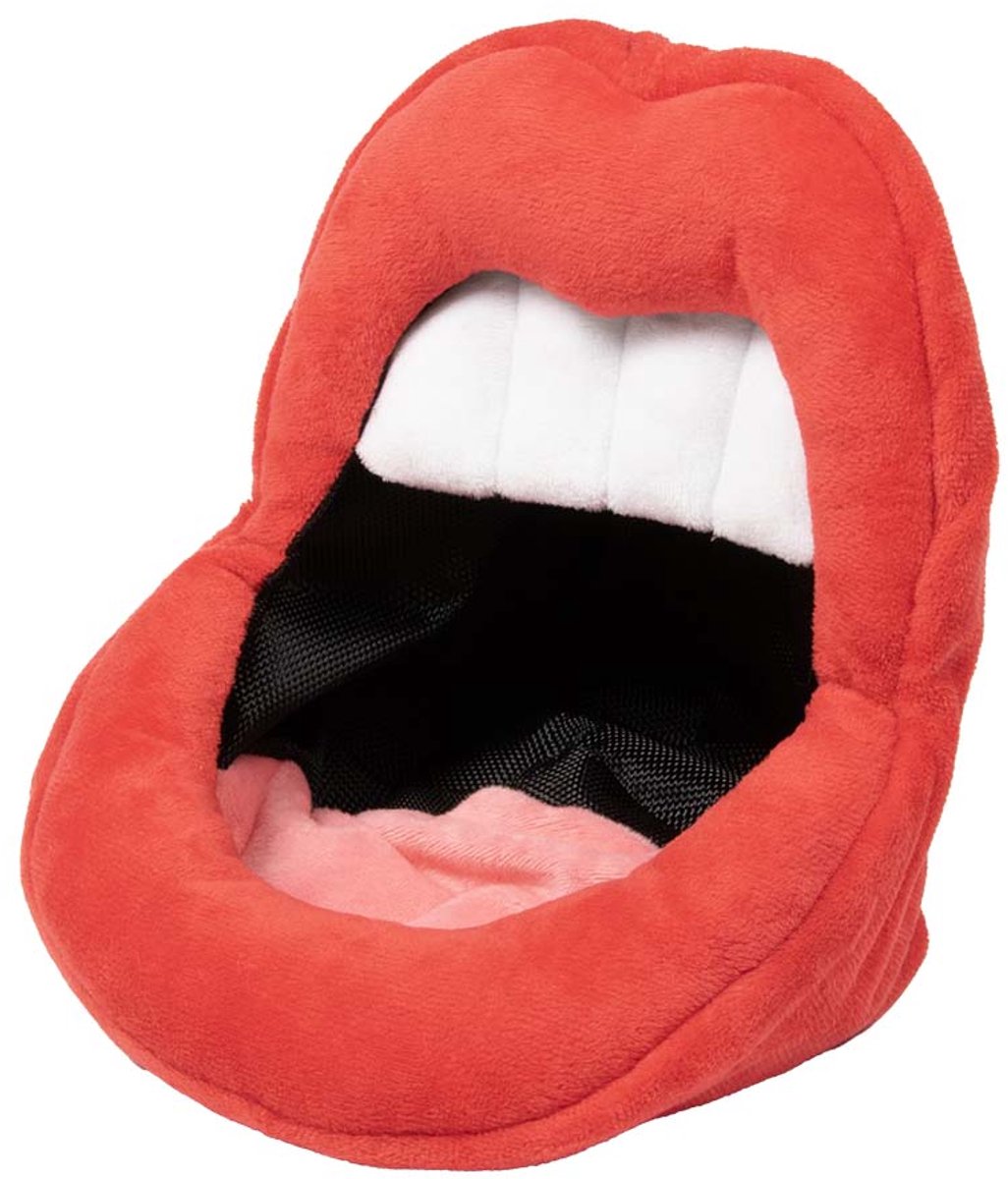 Coockoo peluche happy hangry 17x18x18cm rouge