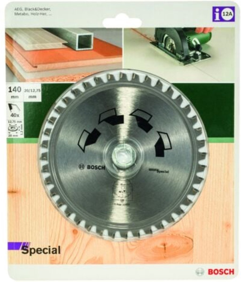 Lame de scie circulaire Bosch spéciale 140 x 20 x 2,2 mm - 40