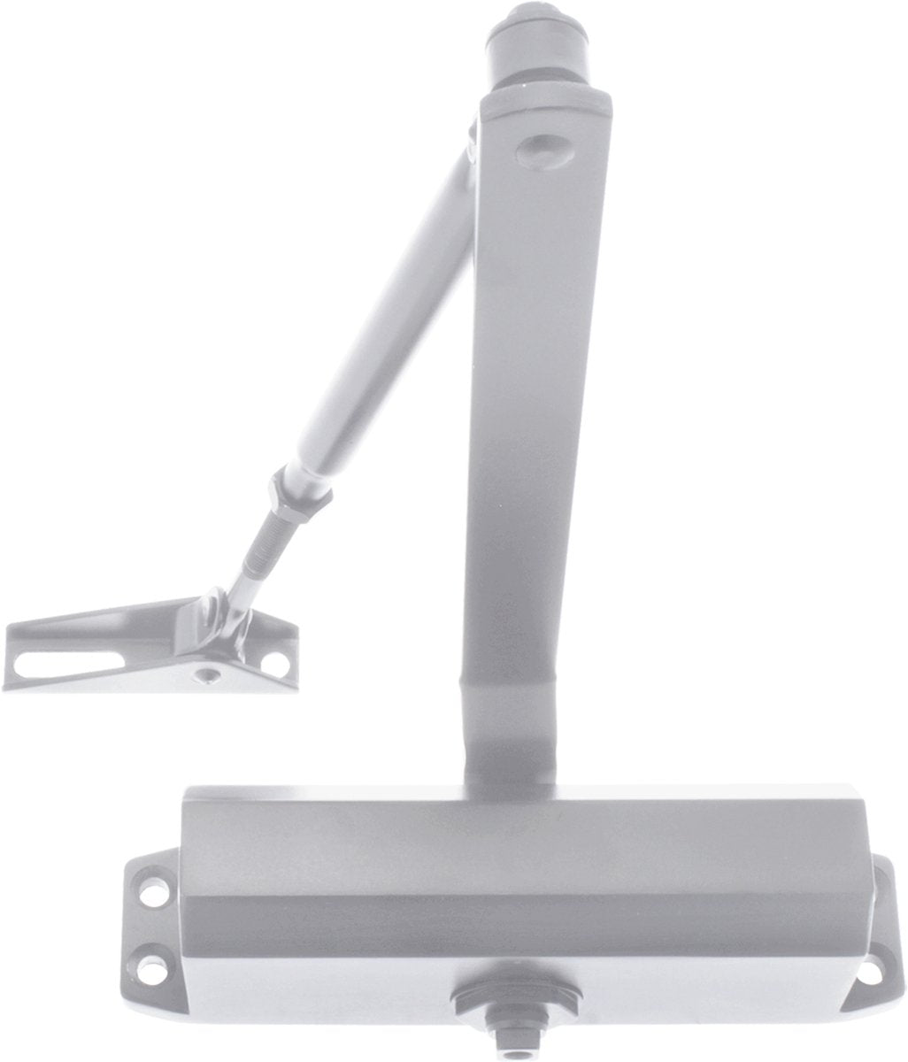 Ferme-porte Starx - 40-65 kg - argent - aluminium