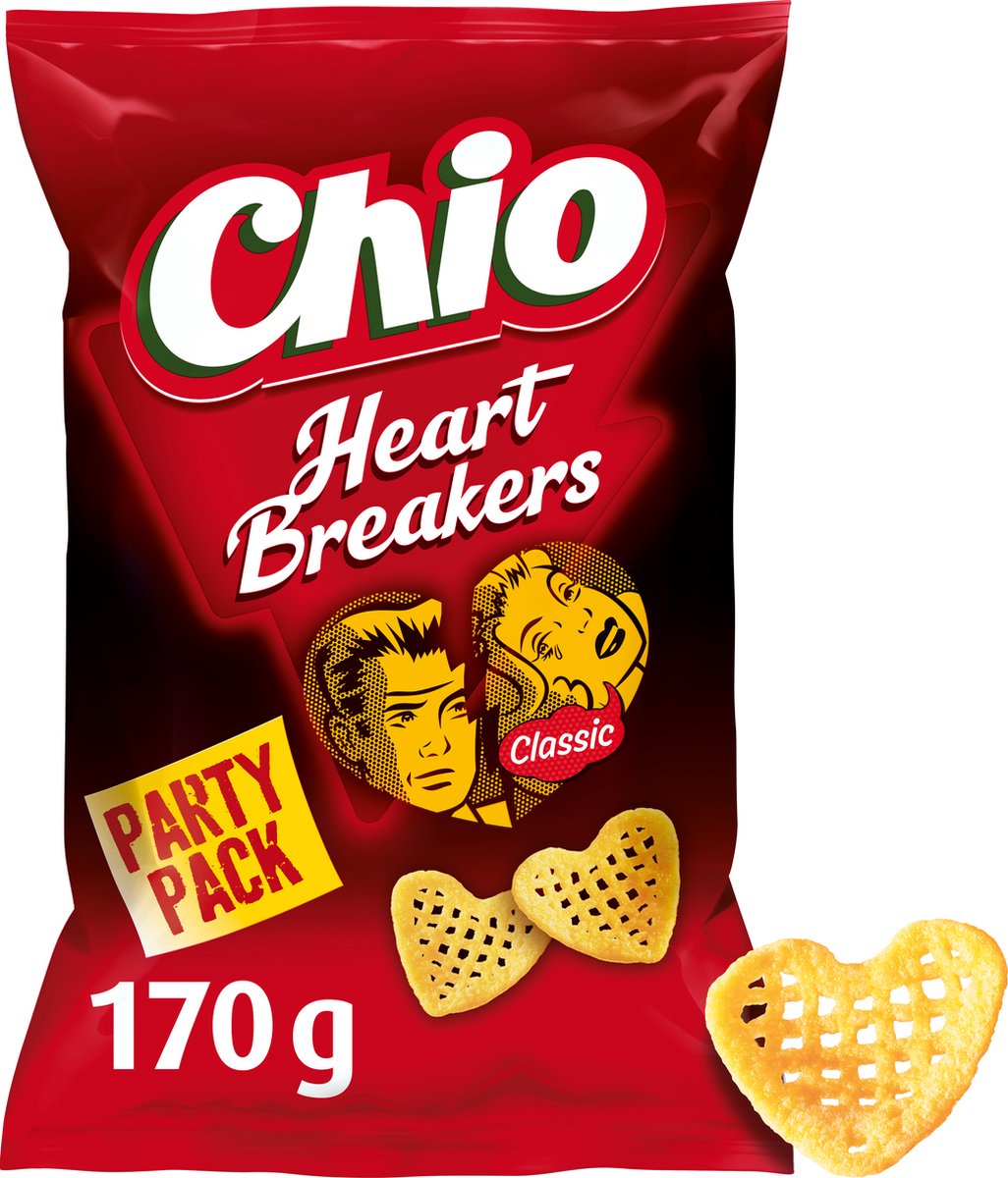 Pack de fête classique Chio Heartbreakers - 6 x 170 grammes