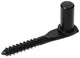 1013216 - crochet à vis pour trappe noir dia 18 mm | 10 pièces