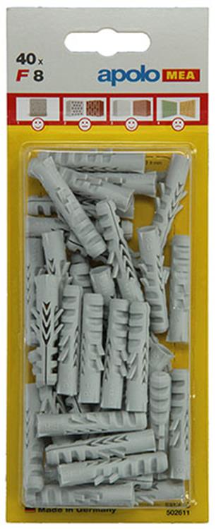 Celo 1015371 - 40 bouchons en nylon f502611 8 mm | 5 pièces