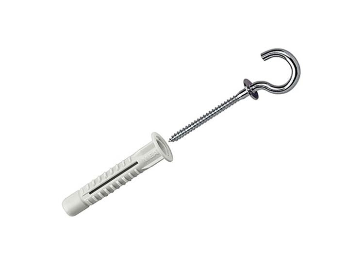 Celo 1015442 - 5 chevilles universelles mzk 6x41mm + crochet à vis 502637 | 5 pièces