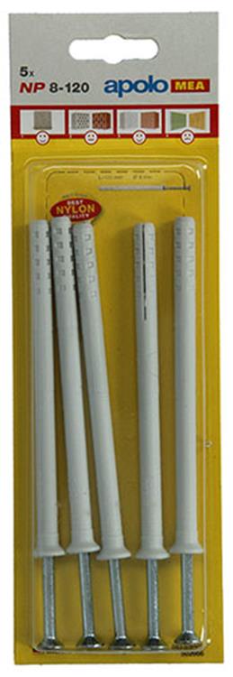 Celo 1015397 - 5 bouchons à clous en nylon np 502666 8x120mm | 5 pièces