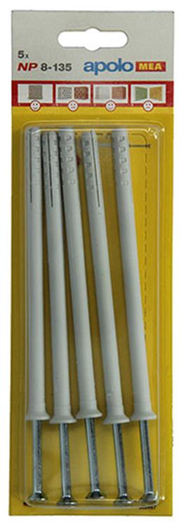 Celo 1015398 - 5 bouchons à clous en nylon np 502667 8x135mm | 5 pièces