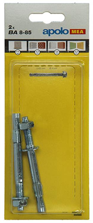 Celo 1015464 - 2 ancrages à marteler ba 502668 8x85mm | 5 pièces