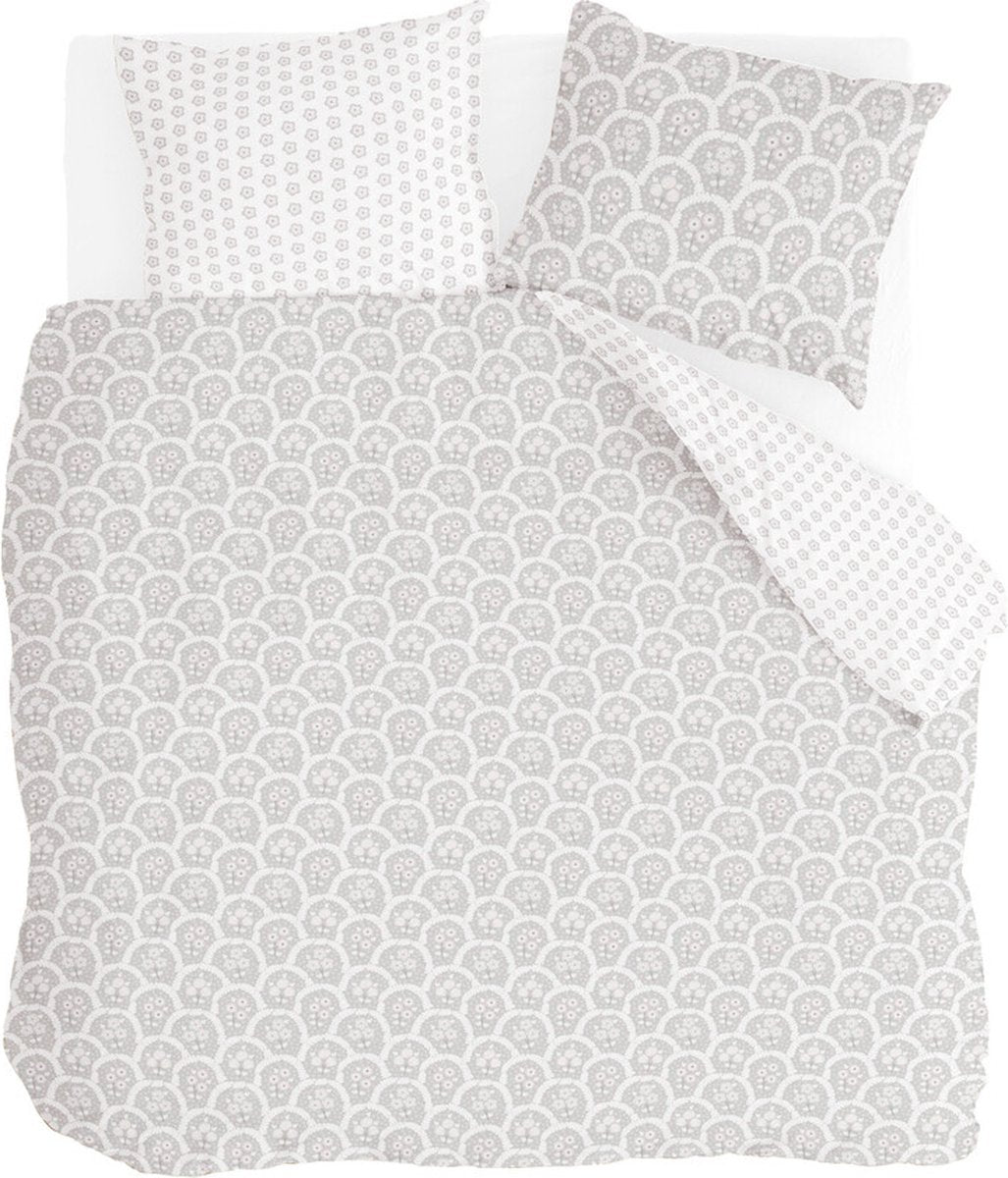 Housse de couette Walra mémoire vintage - 240x220 - 100% coton (bci) - gris