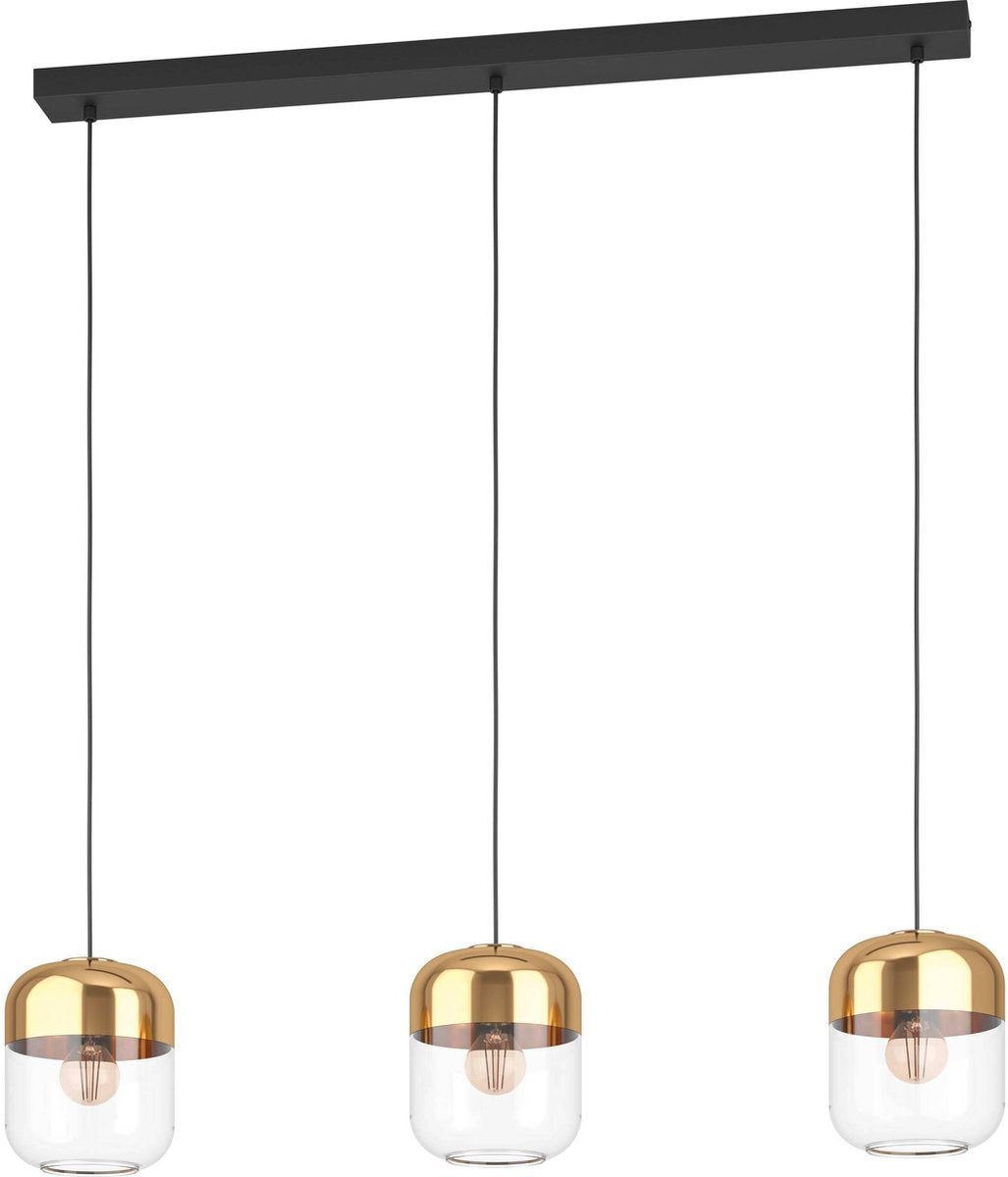 Lampe à suspension Eglo maryvilla - e27 - 87 cm - or noir