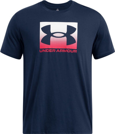 Under Armour UA M Boxed Sports Updated SS-Blu Chemise de sport pour hommes - Academy - Rouge