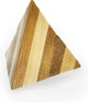 Eureka 3d Bamboo Brain Puzzle Pyramid *