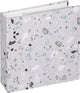 Walther me-298-3 terrazzo - album mémo - format 22 x 22 cm - 200 photos 10 x 15 cm - gris pierre