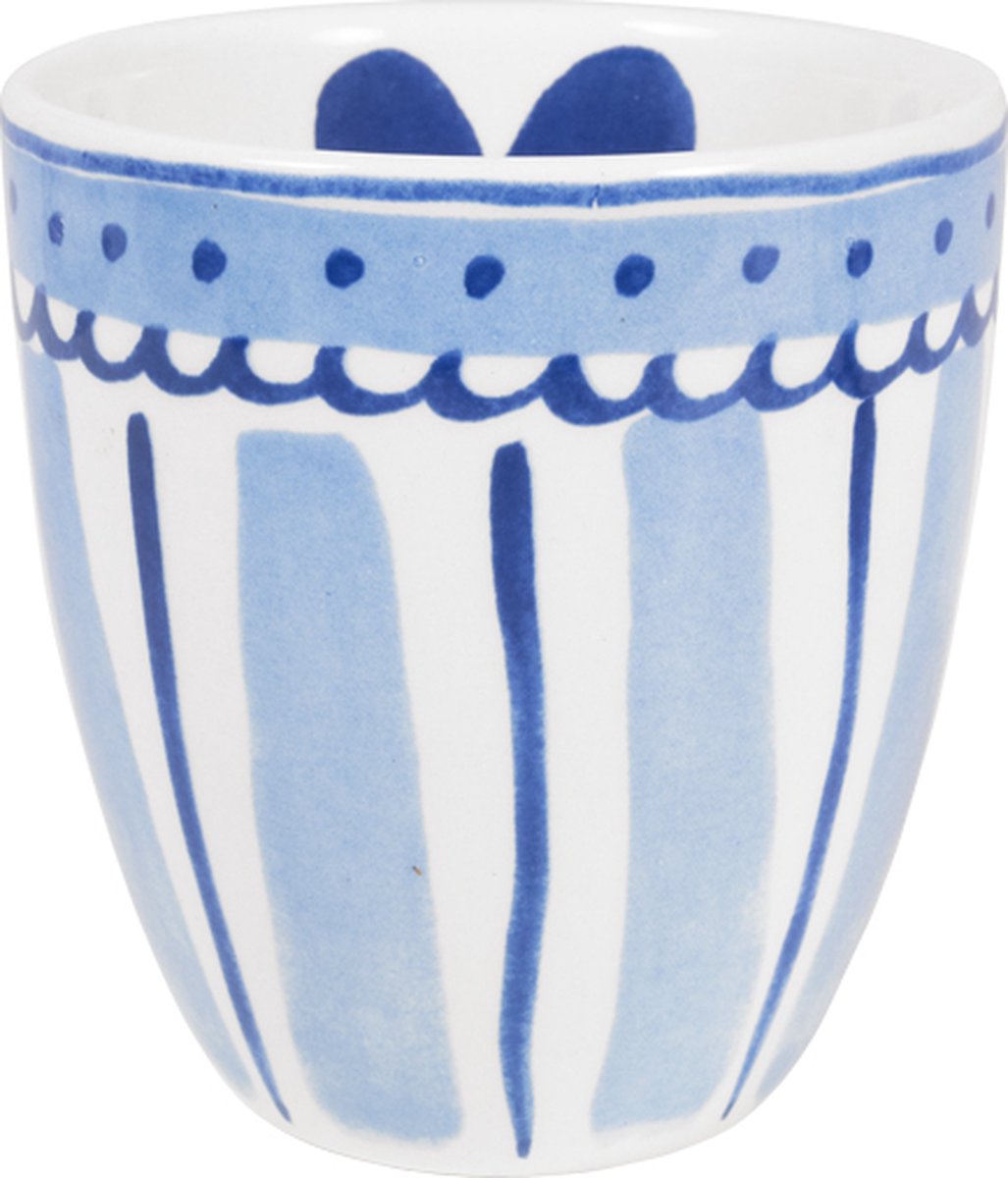 Blond Amsterdam, blond de Delft : mini mug rayé sans oreille