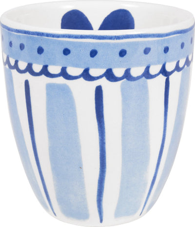 Blond Amsterdam, blond de Delft : mini mug rayé sans oreille
