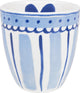 Blond Amsterdam, blond de Delft : mini mug rayé sans oreille