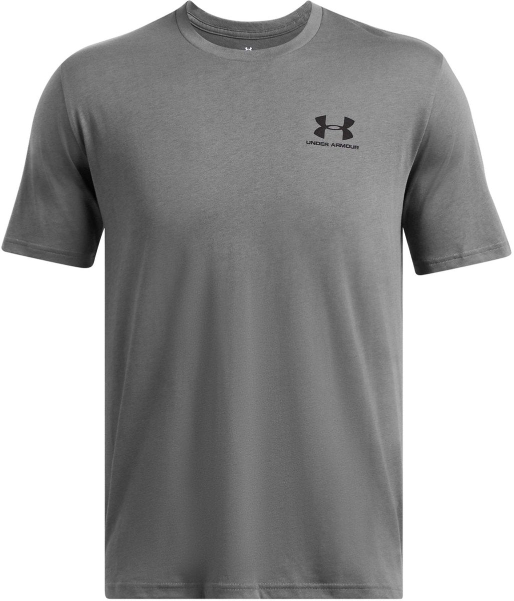 Chemise de sport Under Armour UA M Sportstyle LC SS pour Homme - Gris - Noir