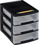 Curver Curver Deskade Block Babel A4 3x5 L noir et transparent