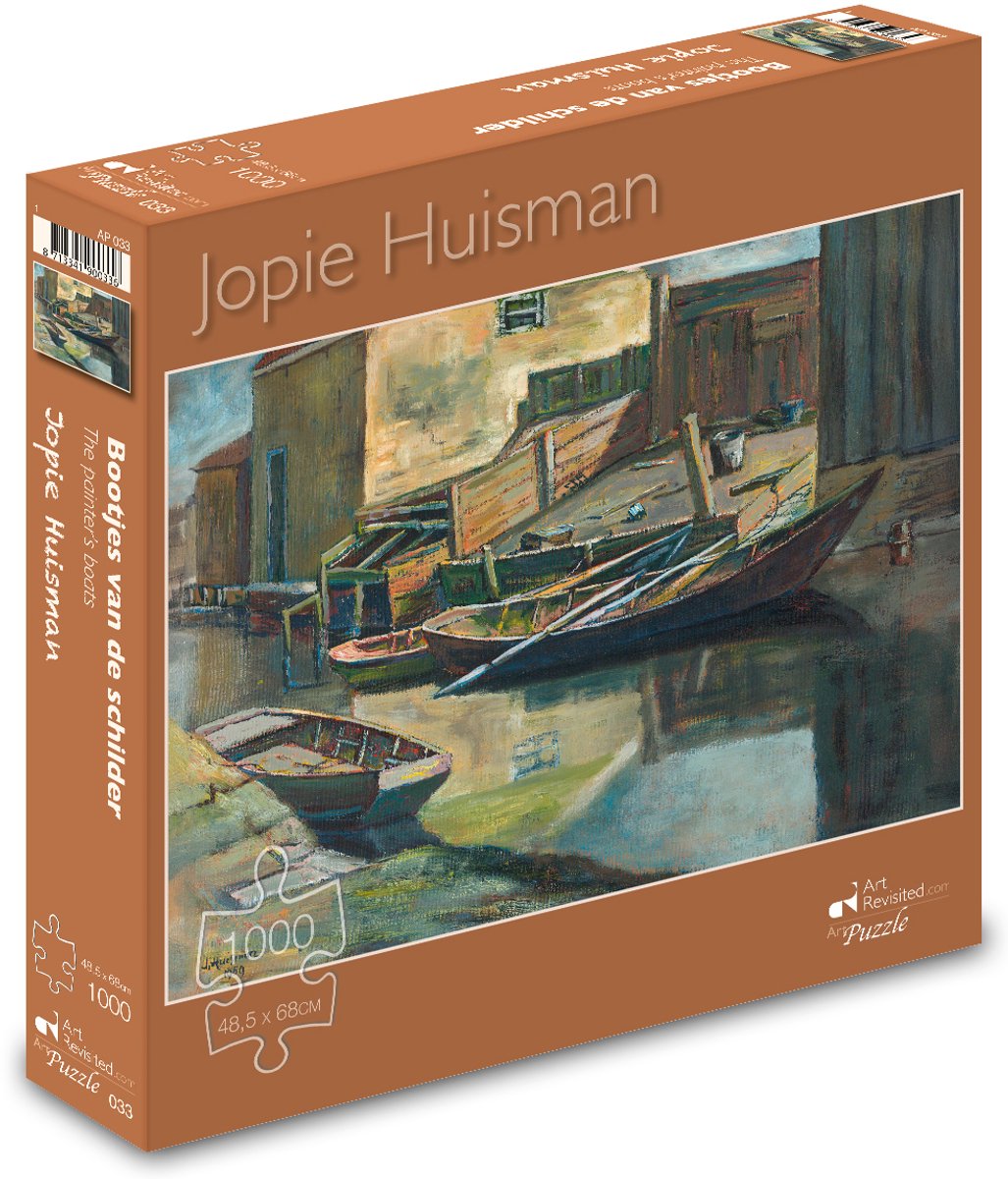 Jopie Huisman puzzle bateaux du peintre -