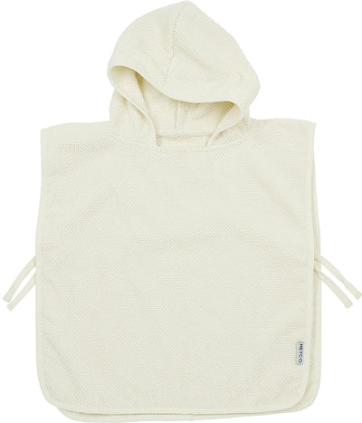 Poncho de bain pop-corn bébé Meyco - naturel - 1-3 ans