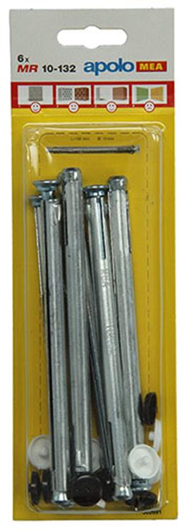 Celo 1015419 - 6 bouchons de fenêtre en métal mr 502691 10x132mm | 5 pièces